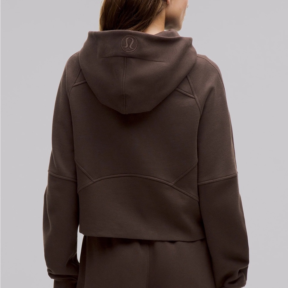 Lululemon Scuba Oversized Half-Zip Hoodie in Espresso
